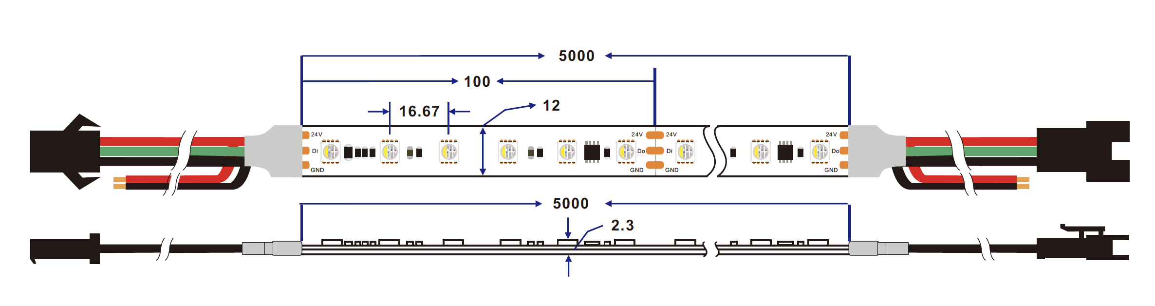 led strip UCS2904B