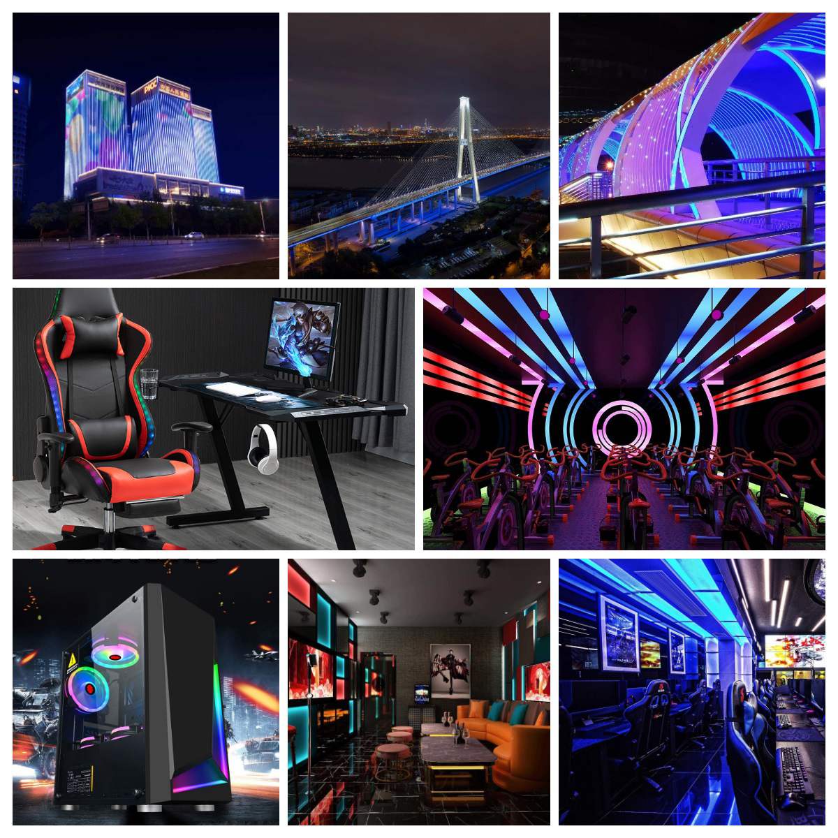Application of dual color ws2818 led strip