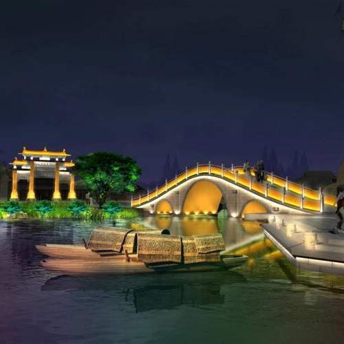 flexible led wall washer light for bridge