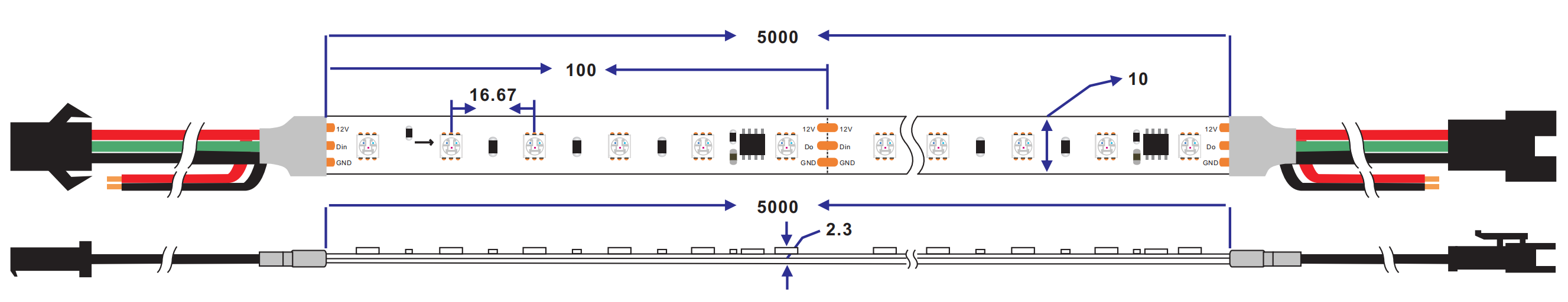 led strip sm16703