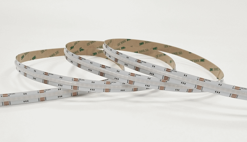 Specification of DC24V 896Chips/M RGBW COB led strip