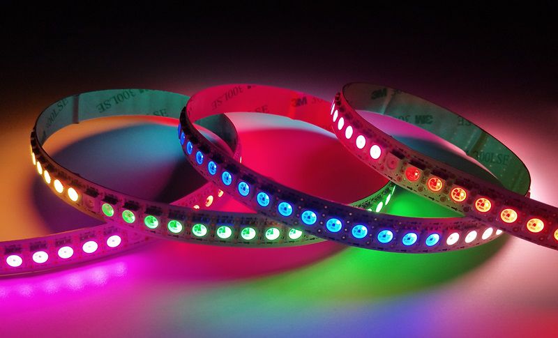 SK9822 / APA102 / HD107S 144led/M RGB Led Strip light