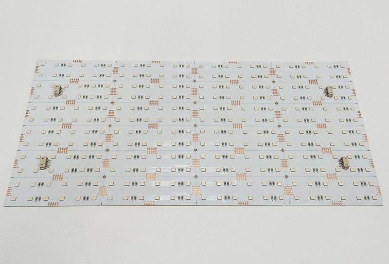 288LED 12LEDs/corte 5050 24V Hoja LED RGBW