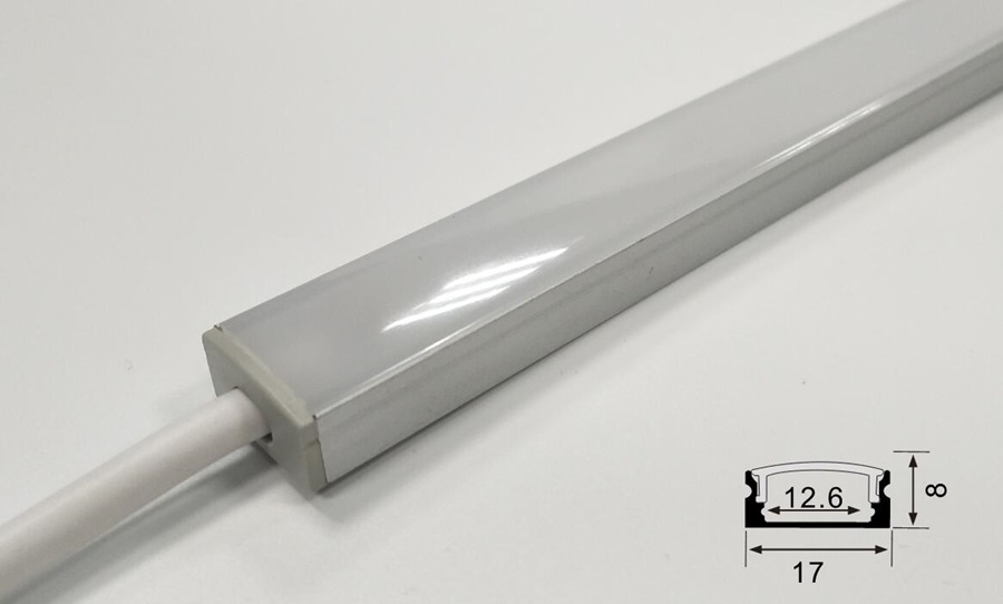 Tira de luz LED rígida 1708 con carcasa