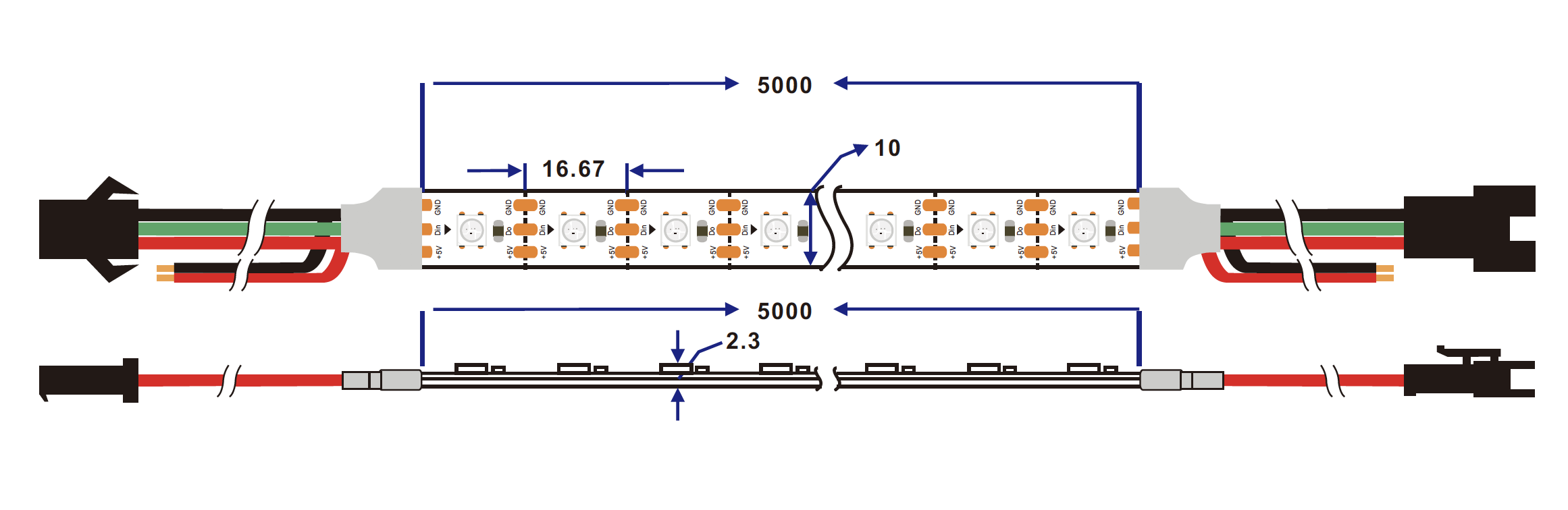 pixel led strip
