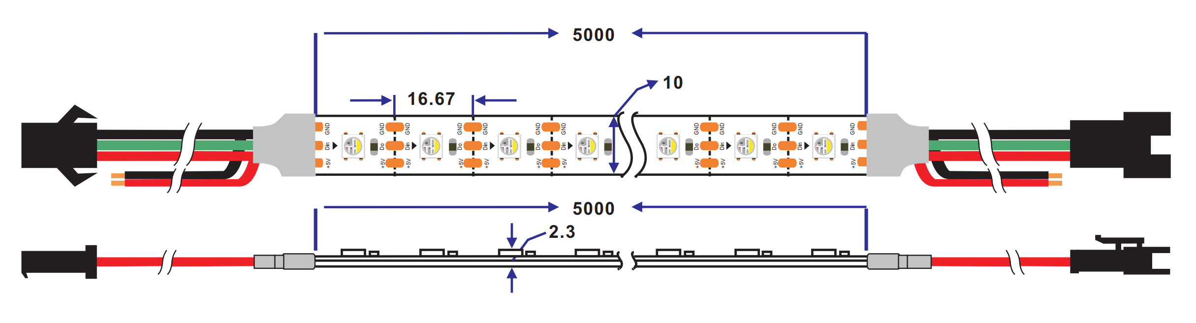 led strip pixel