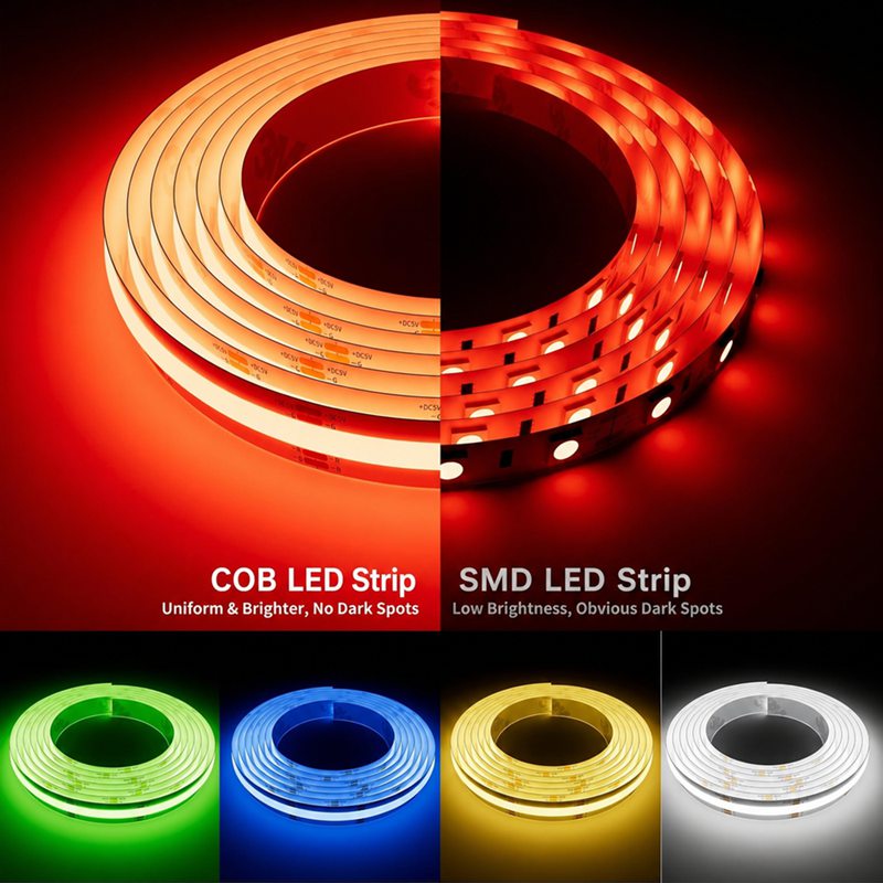 SMD VS COB LED 灯带