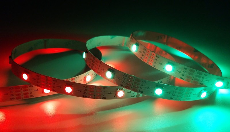 SK9822 / APA102 / D107S 30led/M RGB Led Strip