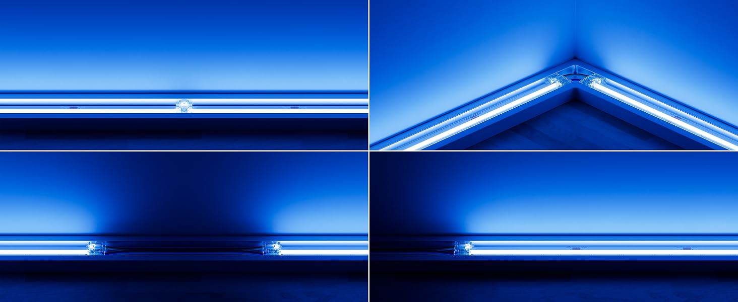 Four connection ways of 5pin 12mm RGBW COB LED Strip Connector