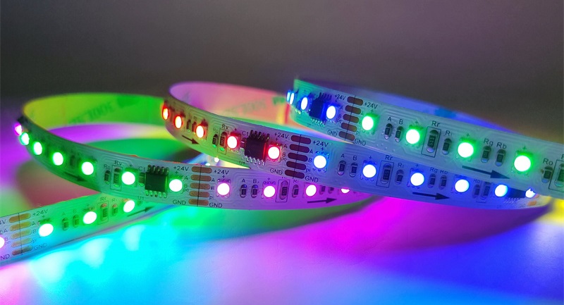 DMX512 pixel LED strips