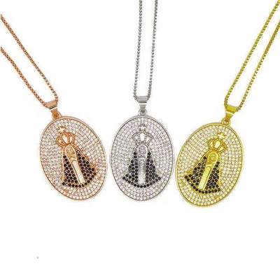 gold charm necklace