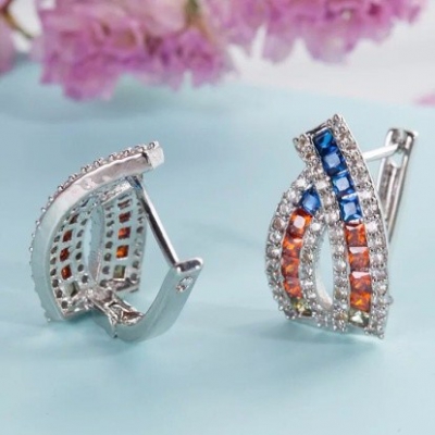 hoop earrings