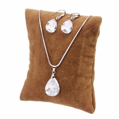 copper zircon jewelry set
