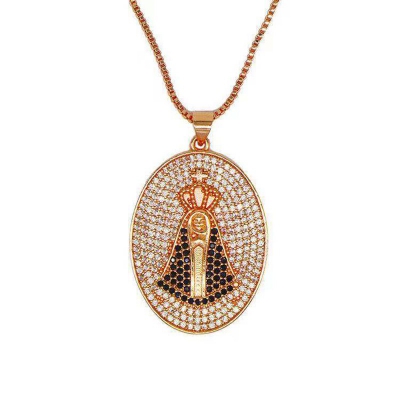 gold charm necklace