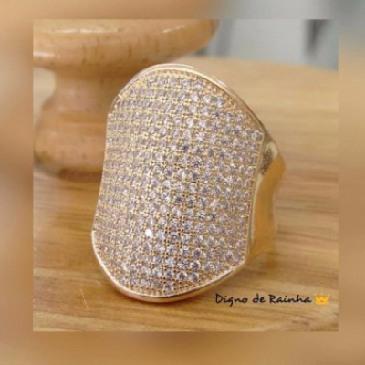 gold zircon ring gold plated zircon ring
