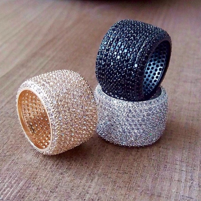 zircon plated platinum ring polish platinum wedding band