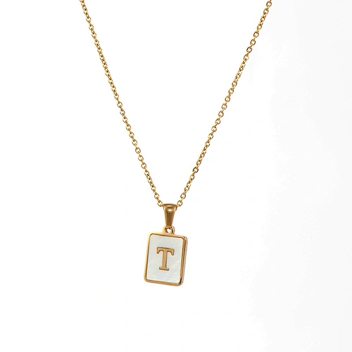 letter pendant necklace