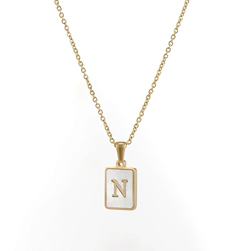 letter pendant necklace