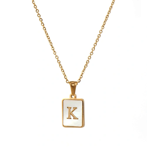 letter pendant necklace