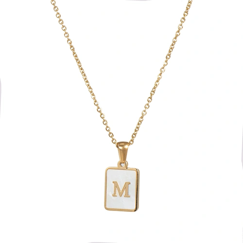 letter pendant necklace