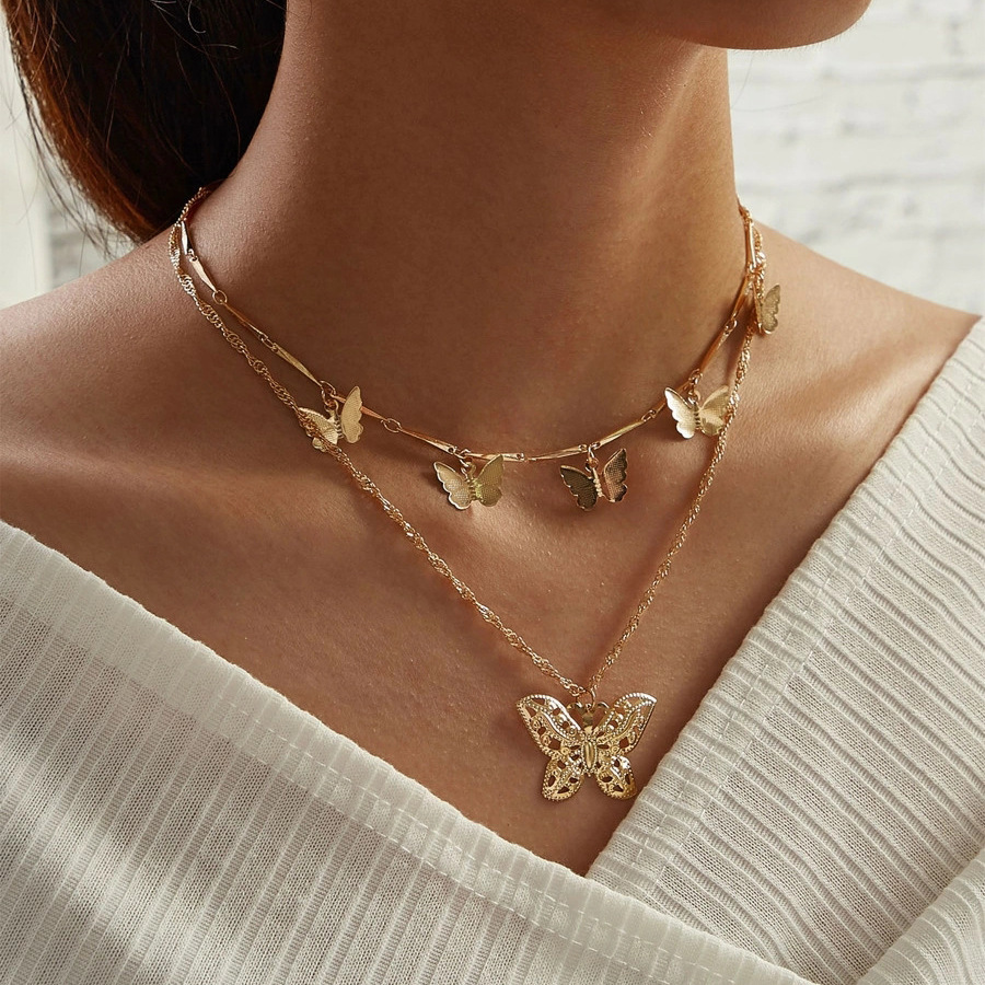 layered necklace