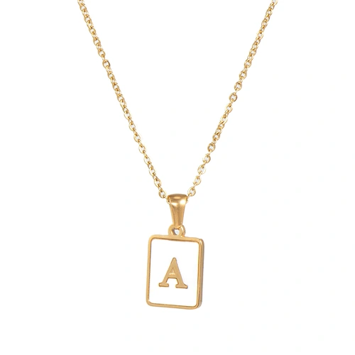 letter pendant necklace