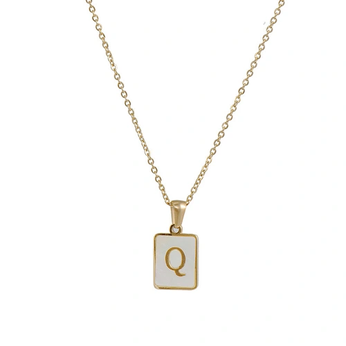 letter pendant necklace