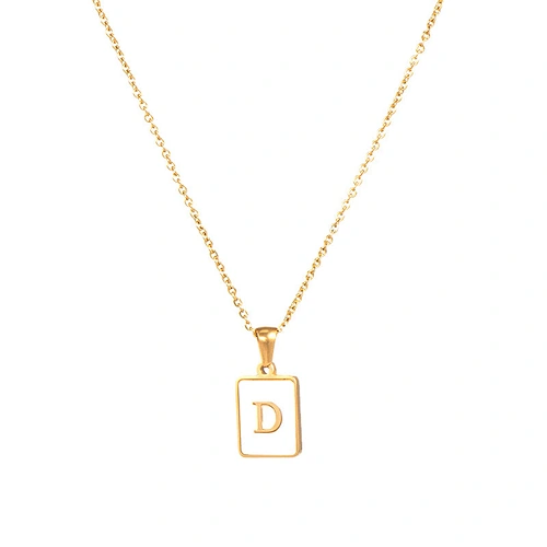 letter pendant necklace