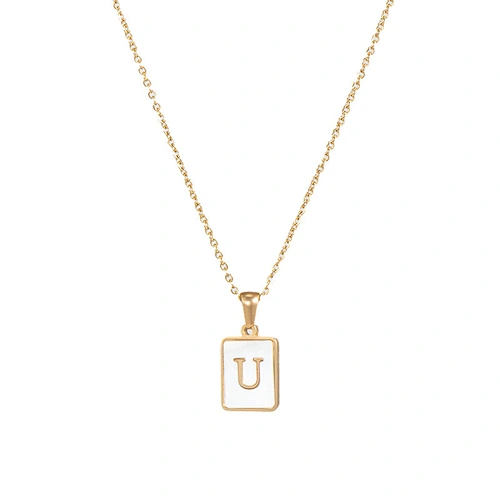 letter pendant necklace
