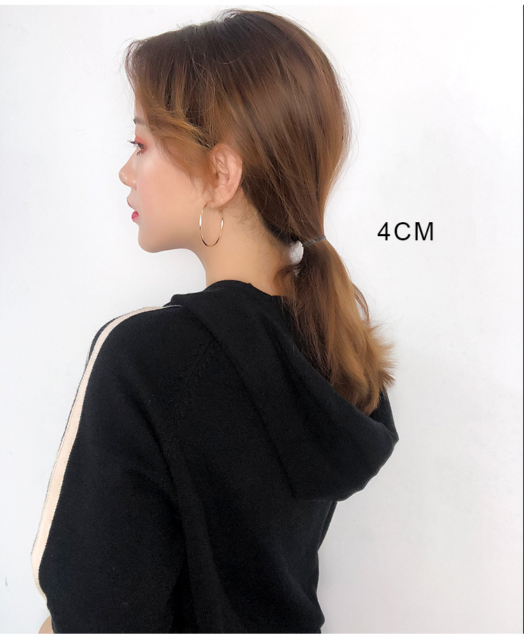 size earrings