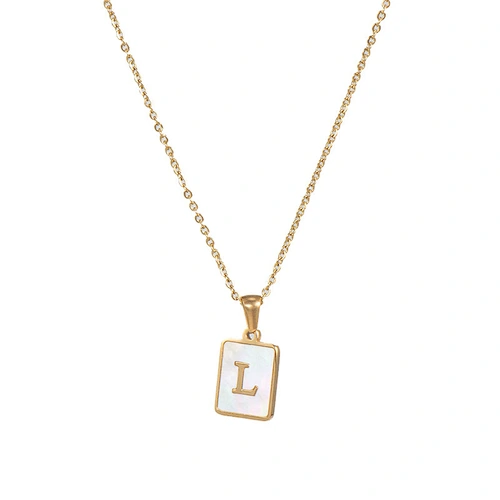 letter pendant necklace