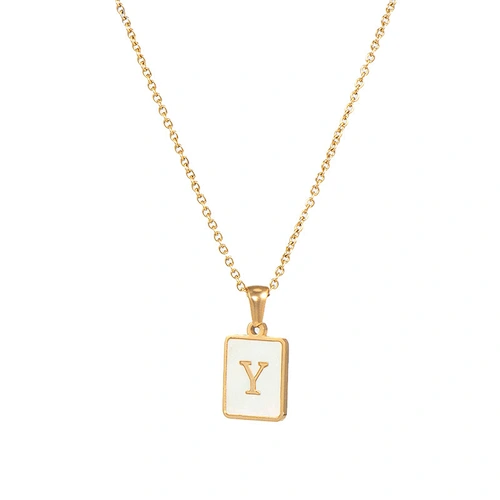 letter pendant necklace