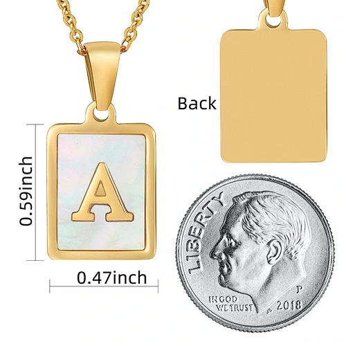 letter pendant necklace