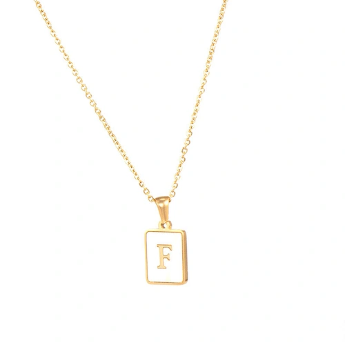 letter pendant necklace