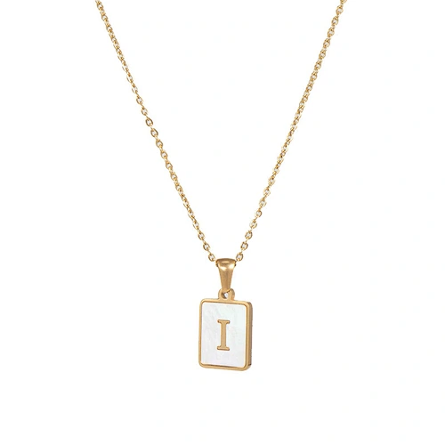 letter pendant necklace