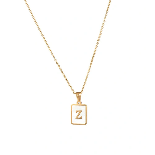 letter pendant necklace