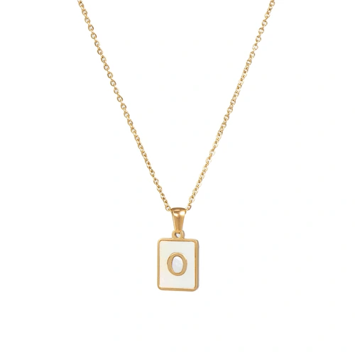 letter pendant necklace
