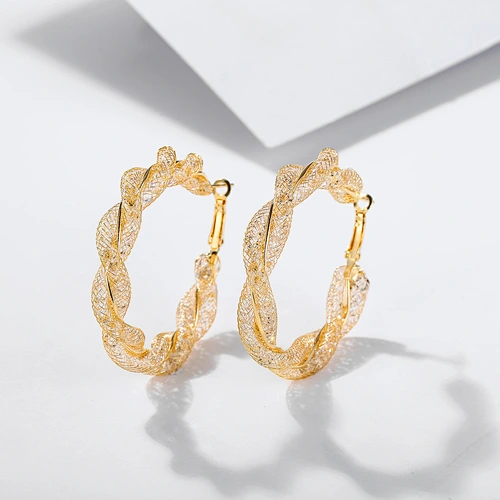 hoop earrings