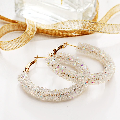 rhinestone earrings