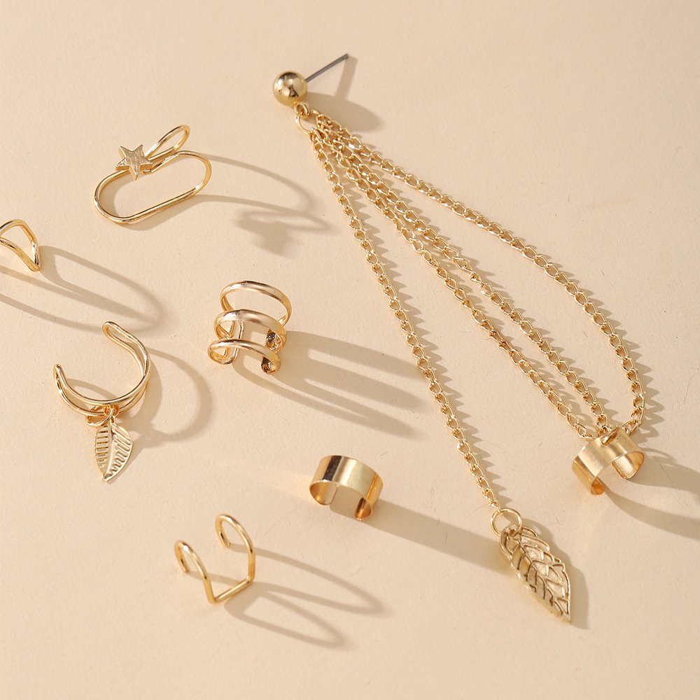 ink and alloy earrings