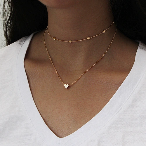 Layered necklace