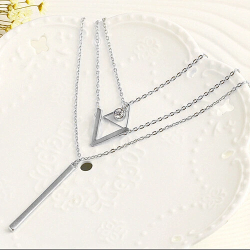 triangle pendant necklace