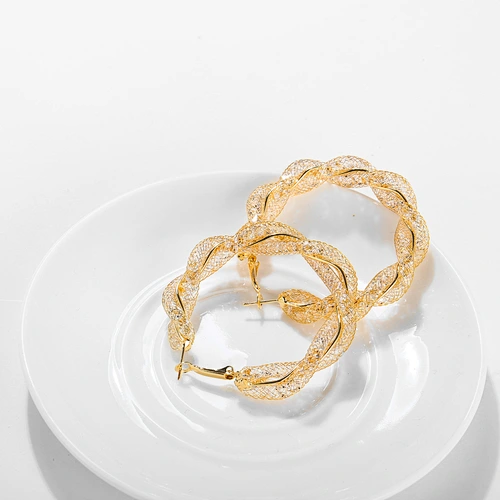 hoop earrings