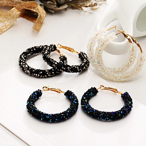rhinestone earrings