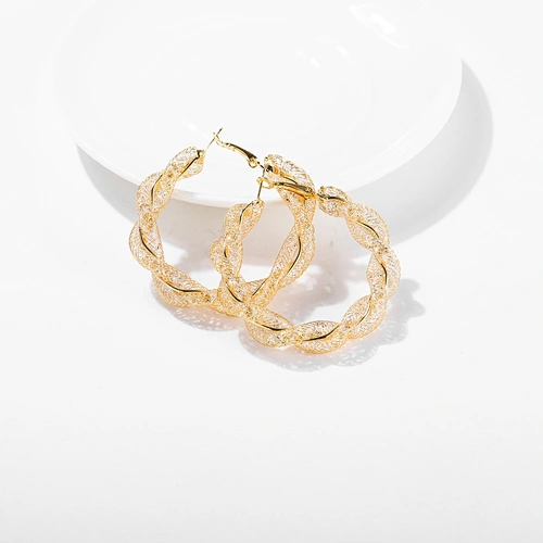 hoop earrings