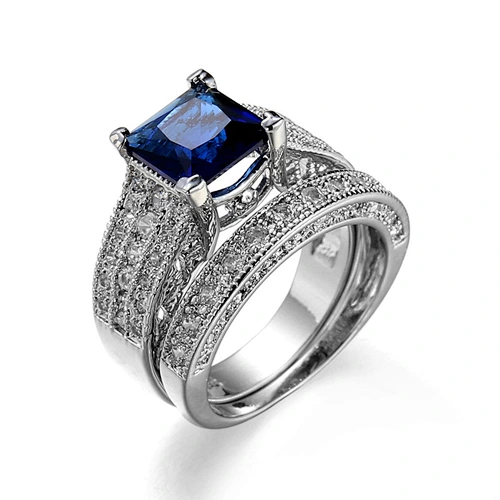 Zircon Ring Copper silver gold jewellery ladies jewelry for women designer suppliers