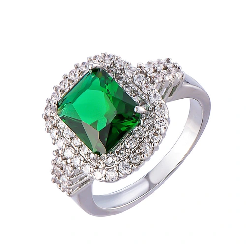 Zircon Ring Copper silver gold jewellery ladies jewelry for women designer suppliers