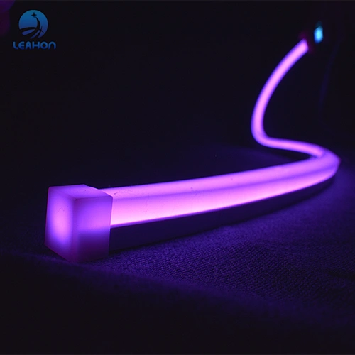 Neon Light Strip Flat 3 Sides View 10x10mm