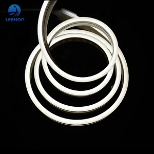 Ultra Slim Silicone Neon Light Flat Side View 4x10mm