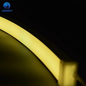 Silicone Neon Flex Flat Top View Single Color 40x25mm